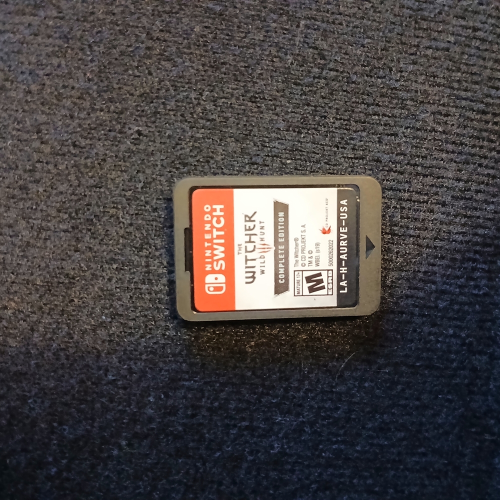 Nintendo Switch Game Card - Red and Black